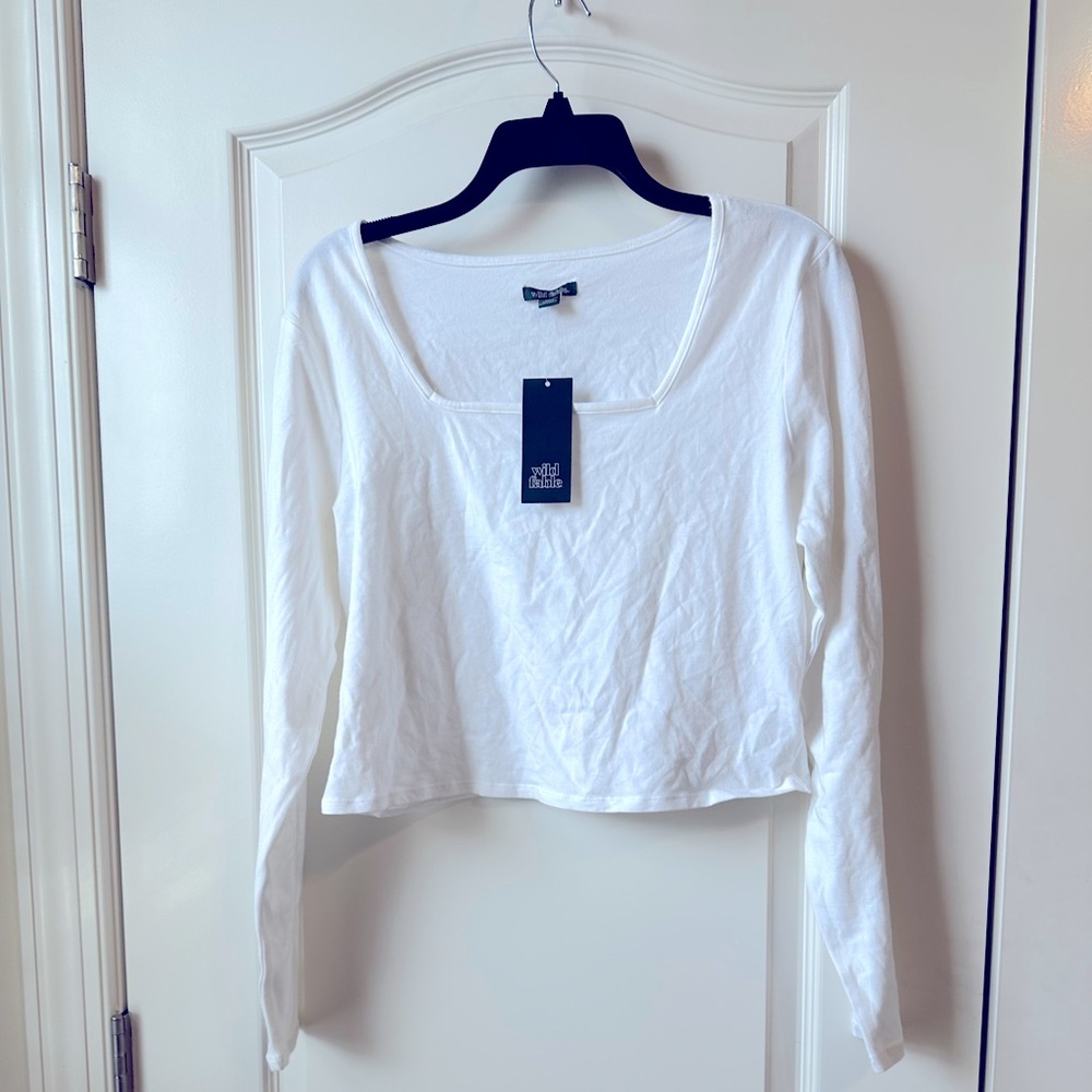 Wild Fable‎ Crop Top in White